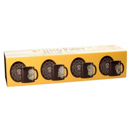 Harry Potter - Satz mit 4 Espressotassen EMBLEMS