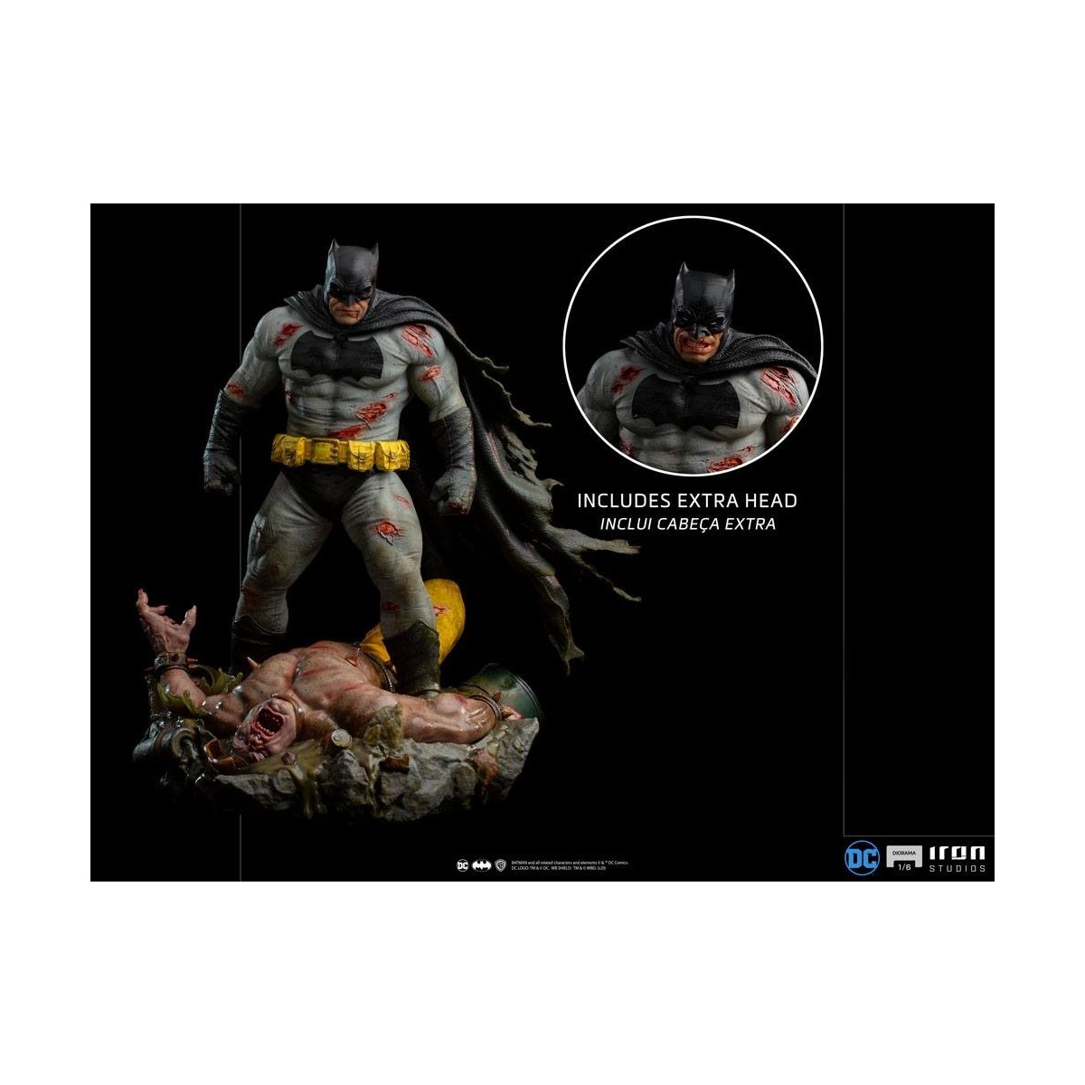 Iron Studios - Batman: Diorama des Dunklen Ritters 1/6