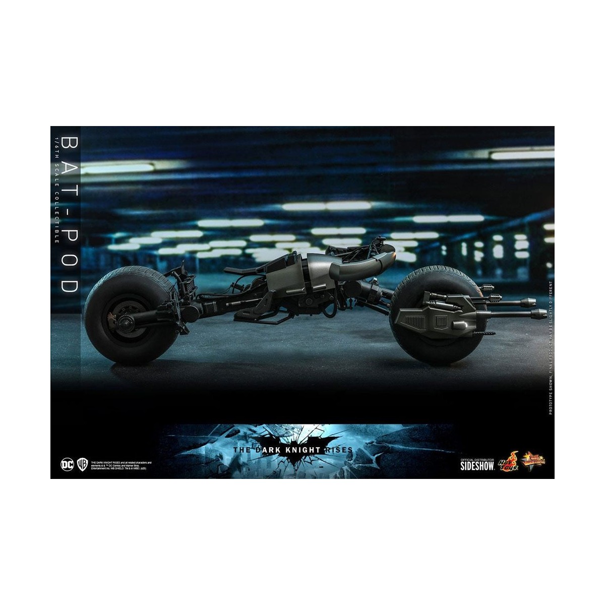 Hot Toys - Film-Meisterwerk Batpod Batman Der dunkle Ritter erhebt sich V2 1/6