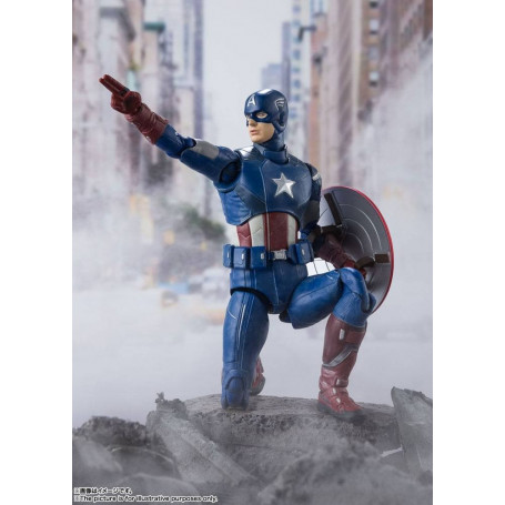 Bandai/Tamashii - Staunen - Rächer versammeln CAPTAIN AMERICA - SH Figuarts SHF