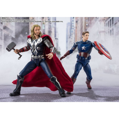 Bandai/Tamashii - Staunen - Rächer versammeln CAPTAIN AMERICA - SH Figuarts SHF