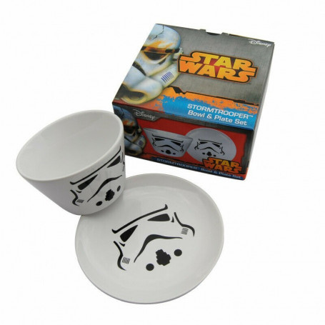 Star Wars - Céramique Bol et assiette Stormtrooper