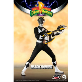 Drei 0 - Black Ranger - Mighty Morphin Power Rangers FigZero 1/6
