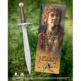 Le Hobbit set stylo à bille et marque-page à effet 3D épée de Bilbon Sacquet