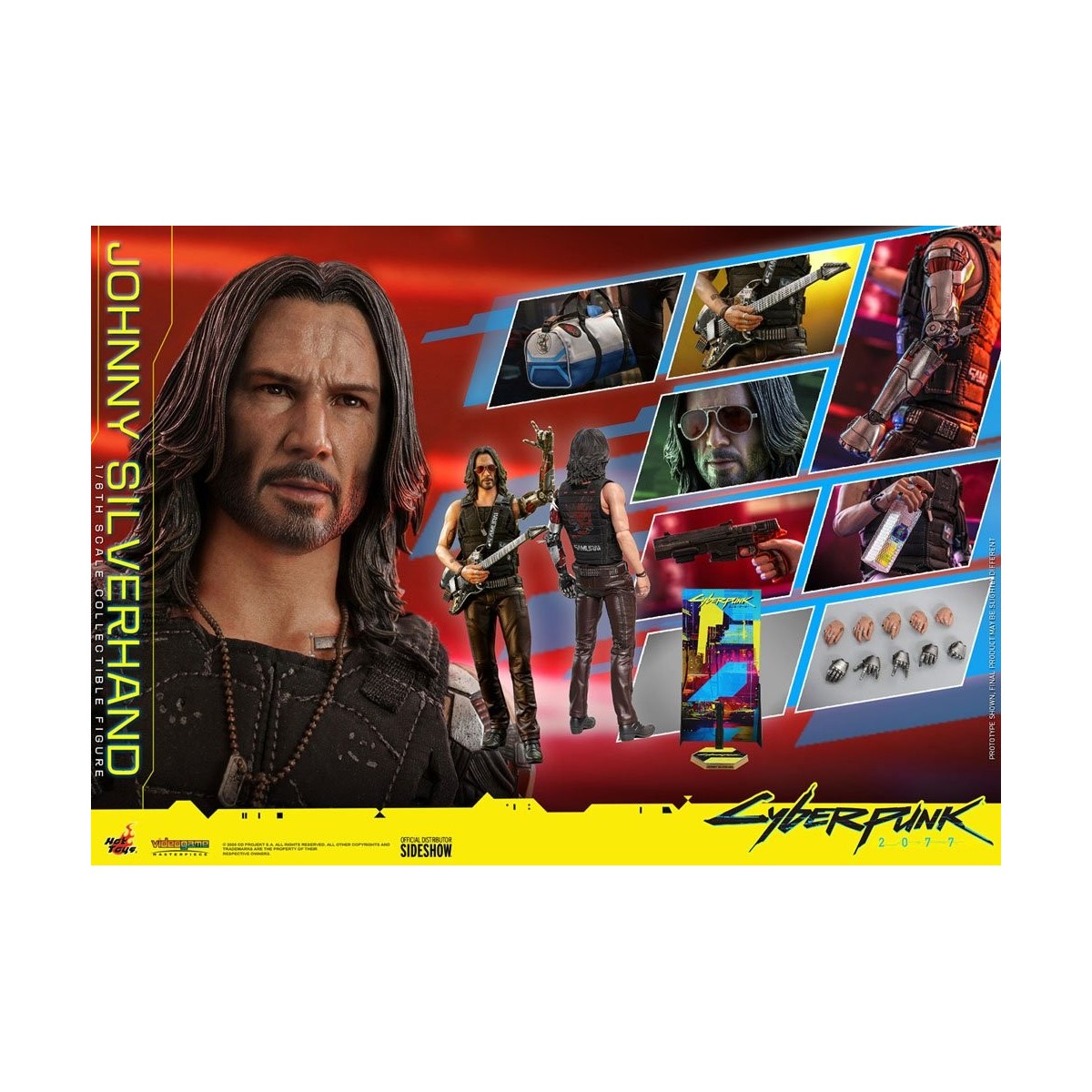 Hot Toys Cyberpunk 2077 - Johnny Silverhand - Video Game Masterpiece 1/6 Actionfigur