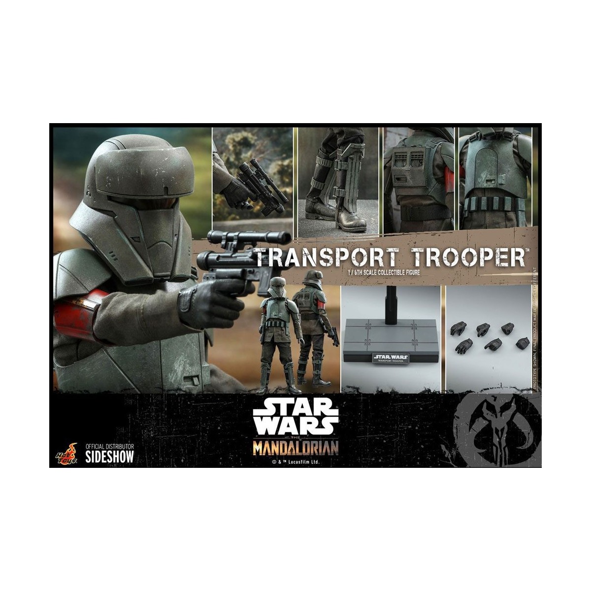 Hot Toys Star Wars - Der Mandalorianer - Transport Trooper 1/6