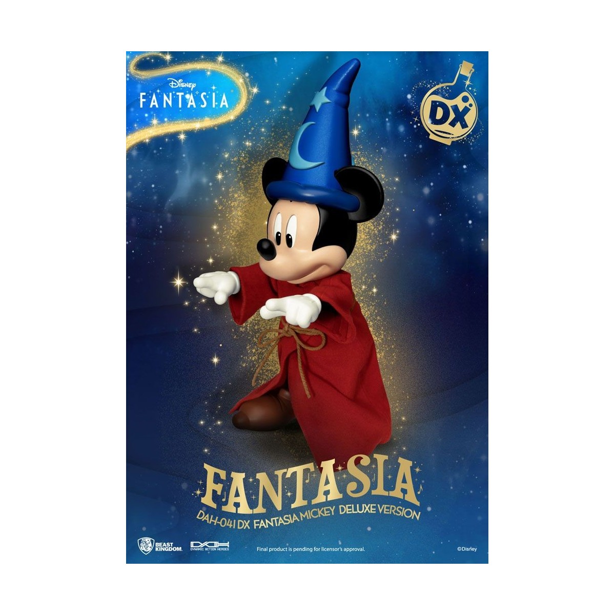 Beast Kingdom - Mickey Fantasia Deluxe Version - Dynamic Action Heroes 1/9 Actionfigur