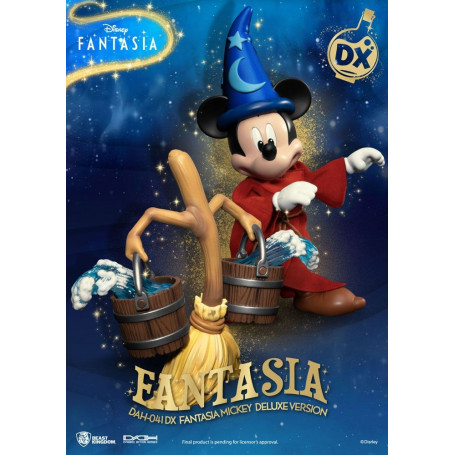 Beast Kingdom - Mickey Fantasia Deluxe Version - Dynamic Action Heroes 1/9 Actionfigur