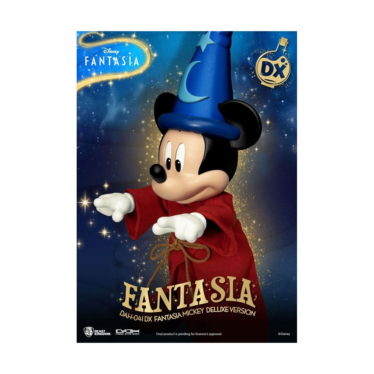 Beast Kingdom - Mickey Fantasia Deluxe Version - Dynamic Action Heroes 1/9 Actionfigur
