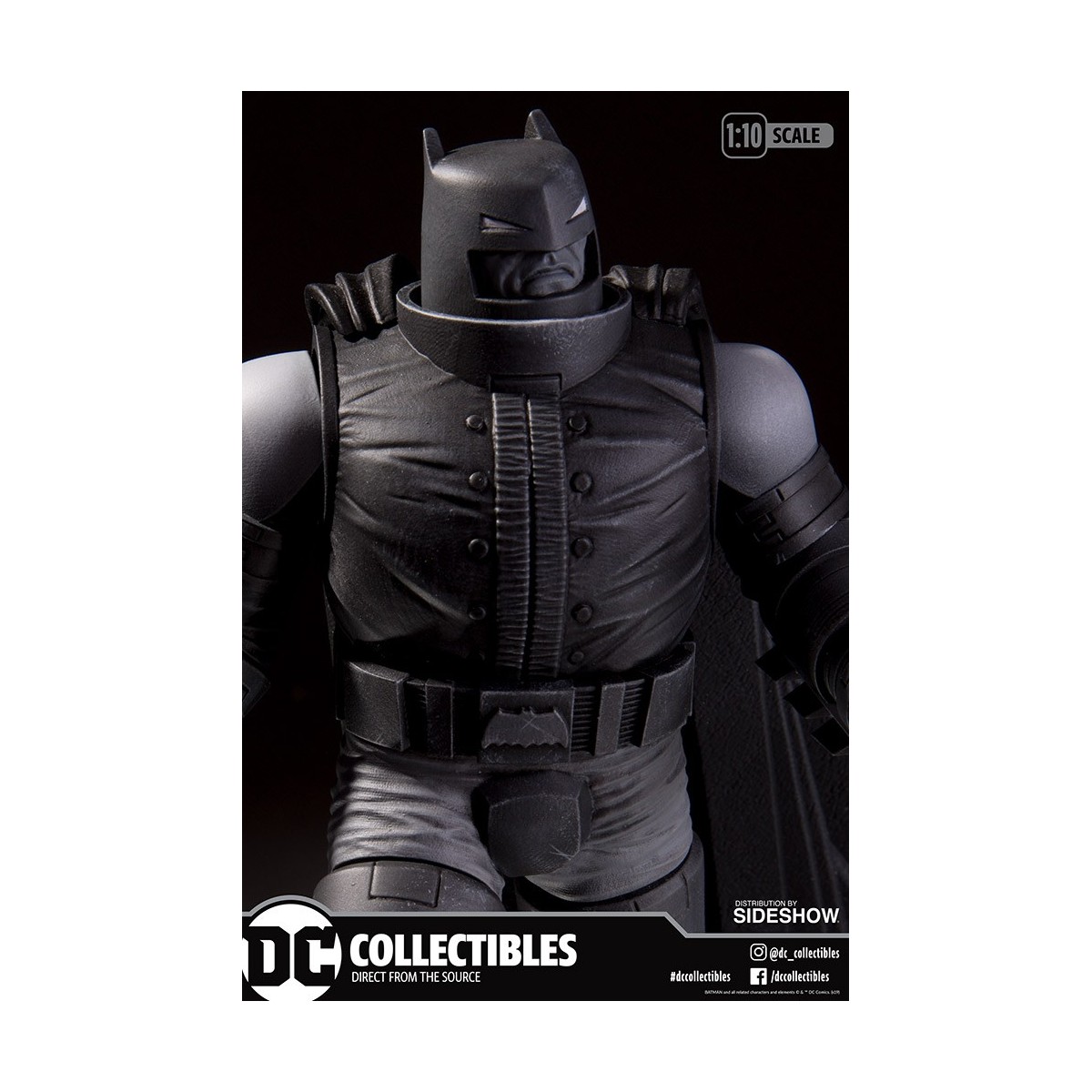 DC Direct Armored Batman Schwarz-Weiß-Statue von Frank Miller