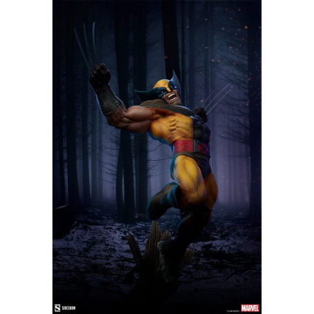 Sideshow Wolverine Braun Kostüm Premium Format