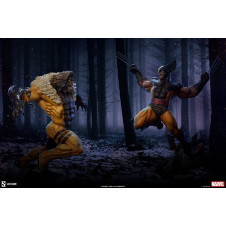 Sideshow Wolverine Braun Kostüm Premium Format