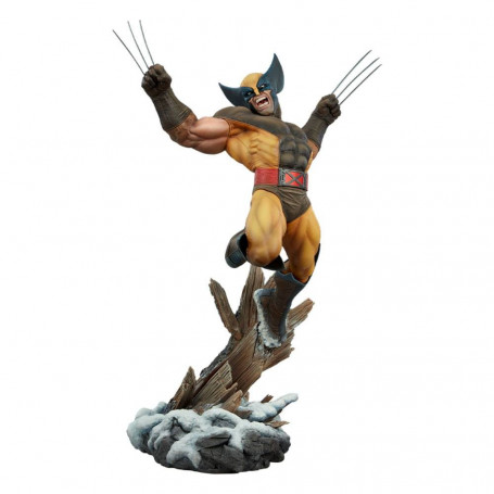 Sideshow Wolverine Braun Kostüm Premium Format