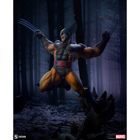 Sideshow Wolverine Braun Kostüm Premium Format