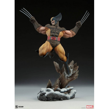 Sideshow Wolverine Braun Kostüm Premium Format