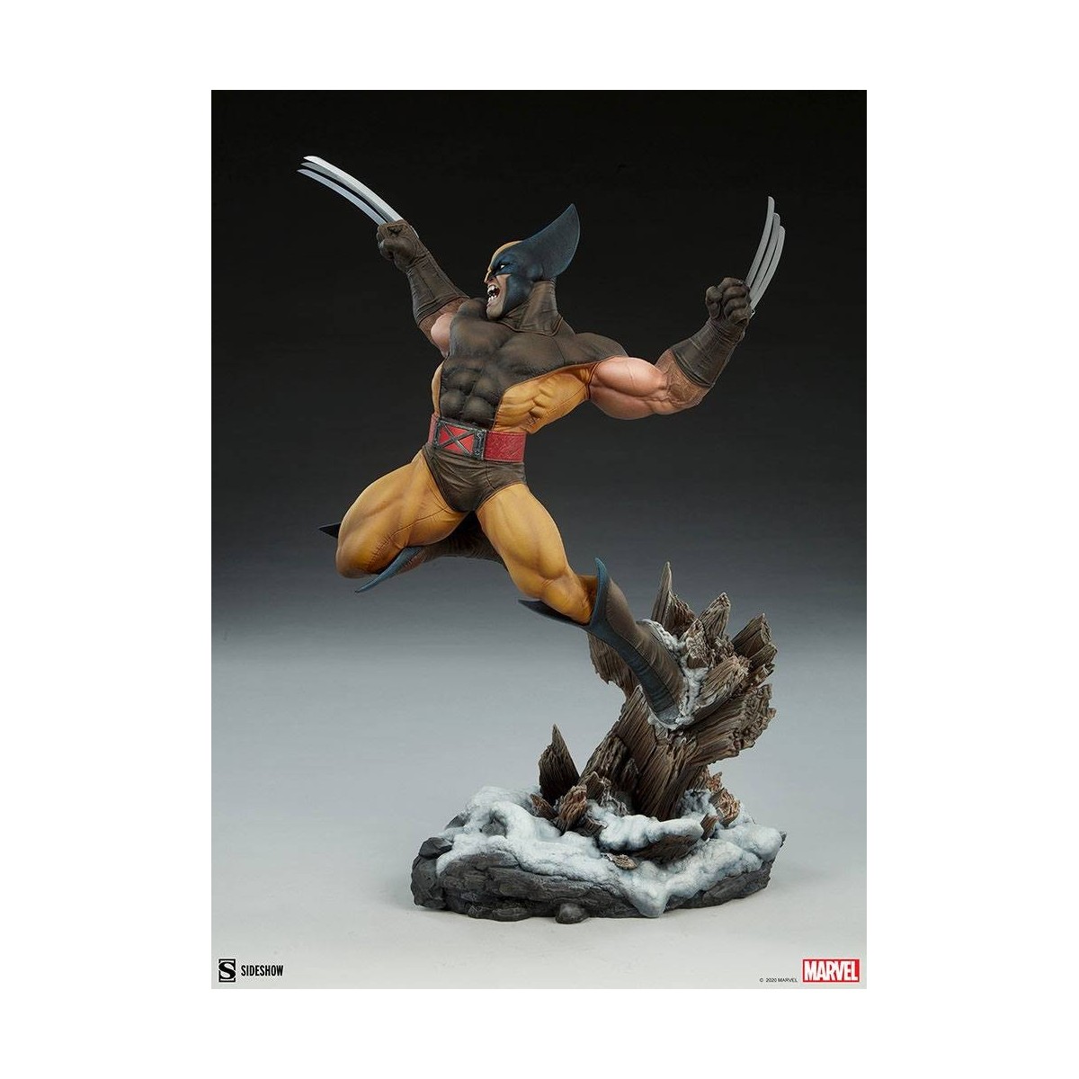 Sideshow Wolverine Braun Kostüm Premium Format