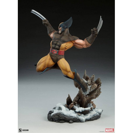 Sideshow Wolverine Braun Kostüm Premium Format