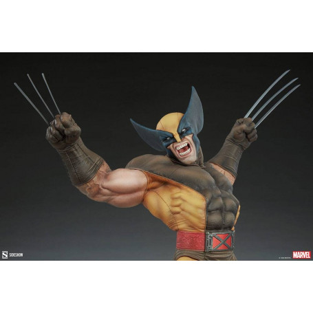 Sideshow Wolverine Braun Kostüm Premium Format