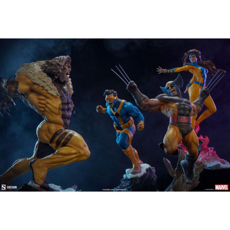 Sideshow Wolverine Braun Kostüm Premium Format