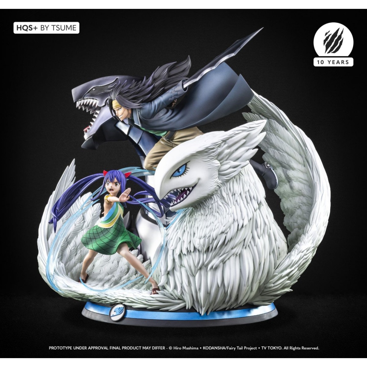 Tsume Statue Fairy Tail Gajeel & Wendy HQS+