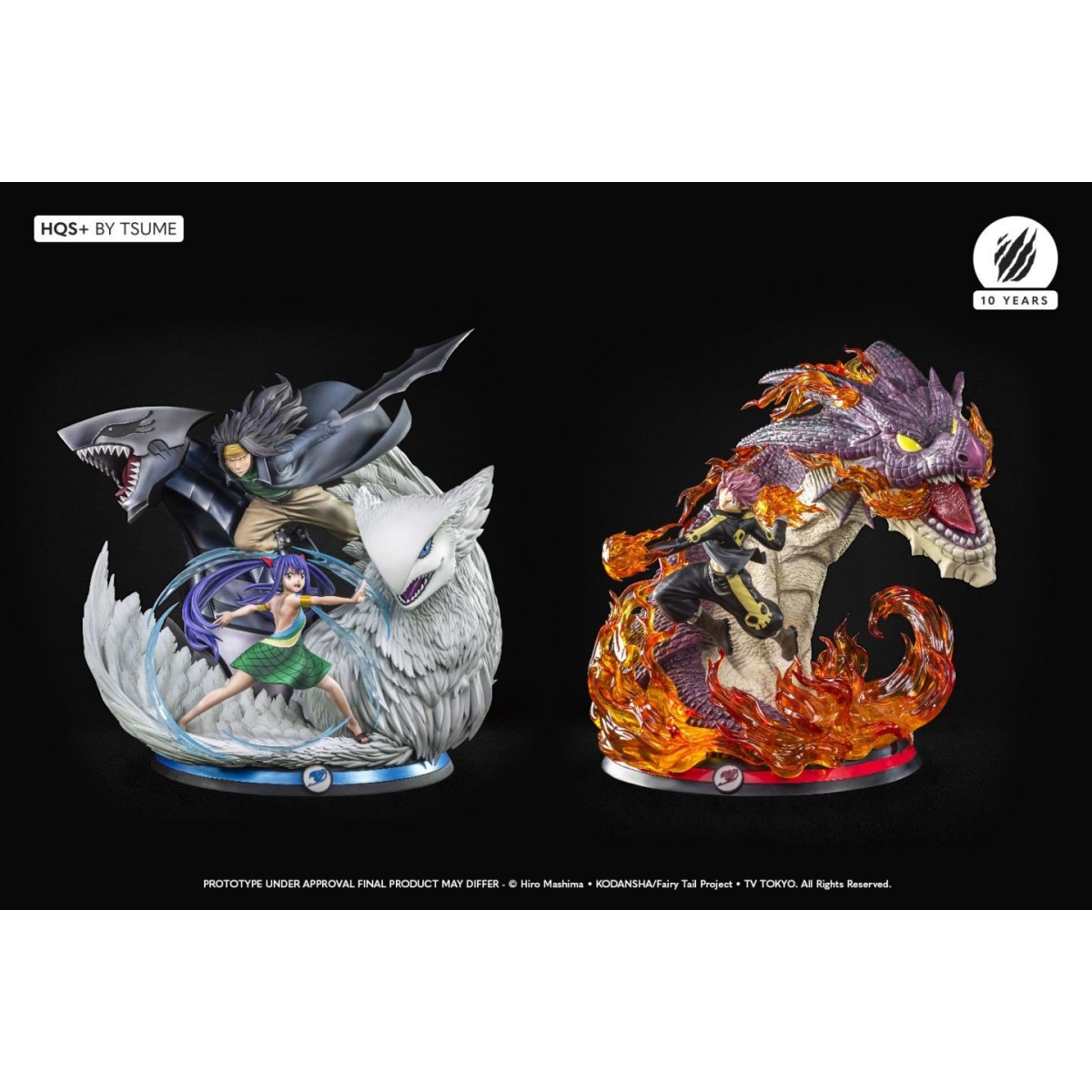Tsume Statue Fairy Tail Gajeel & Wendy HQS+