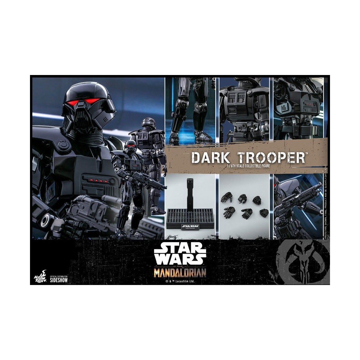 Hot Toys Star Wars - Der Mandalorianer - Dark Trooper 1/6