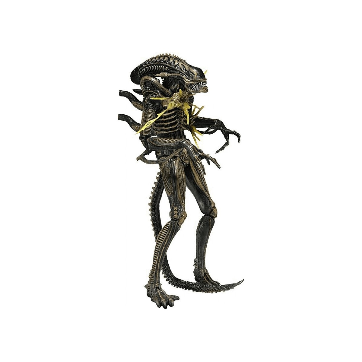 NECA ALIENS - Braun Xenomorph Krieger Schlacht beschädigt Serie 12