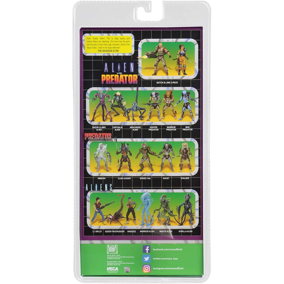NECA ALIENS SERIE 13 kompletter Satz