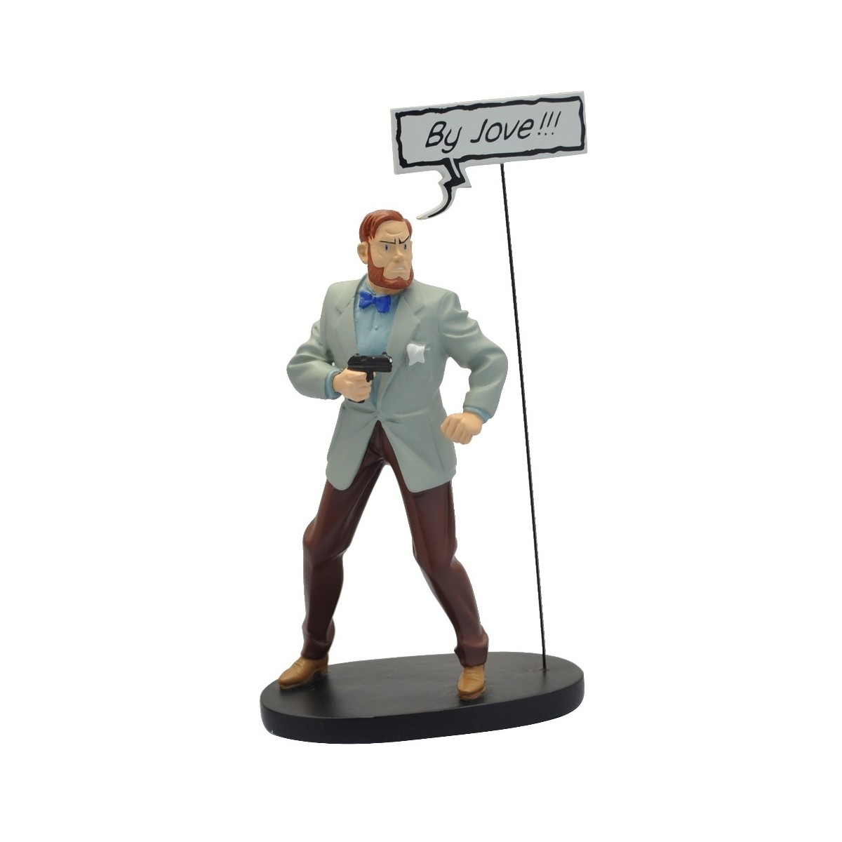 Sammlerstücke - Blake & Mortimer Statuette - Seifenblasen "By Jove!!!!"