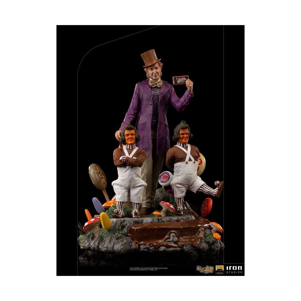 Iron Studios - Willy Wonka Charlie und die Schokoladenfabrik (1971) Deluxe Art Scale Statuette 1/10