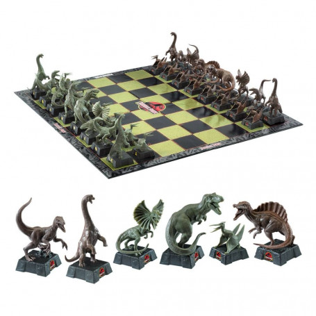 Noble Collection - Jurassic Park Schachspiel Dinosaurier