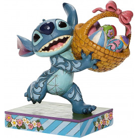 Disney Traditionen Lilo und Stich - Stitch läuft mit Osterkorb
