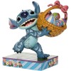 Disney Traditionen Lilo und Stich - Stitch läuft mit Osterkorb