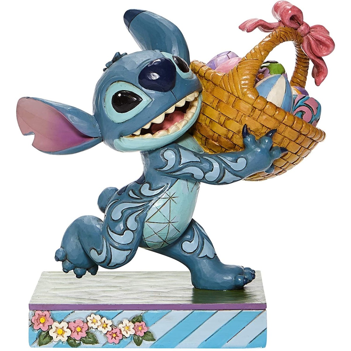 Disney Traditionen Lilo und Stich - Stitch läuft mit Osterkorb