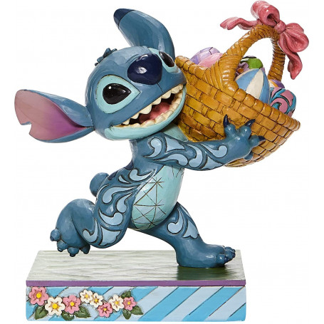Disney Traditionen Lilo und Stich - Stitch läuft mit Osterkorb