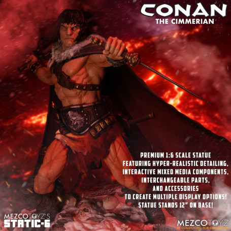 Mezco - Static 6 - Conan der Cimmerier 1/6 Statue