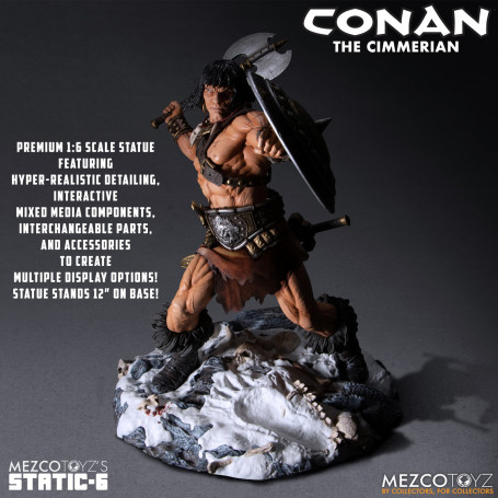 Mezco - Static 6 - Conan der Cimmerier 1/6 Statue