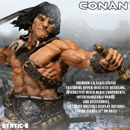 Mezco - Static 6 - Conan der Cimmerier 1/6 Statue