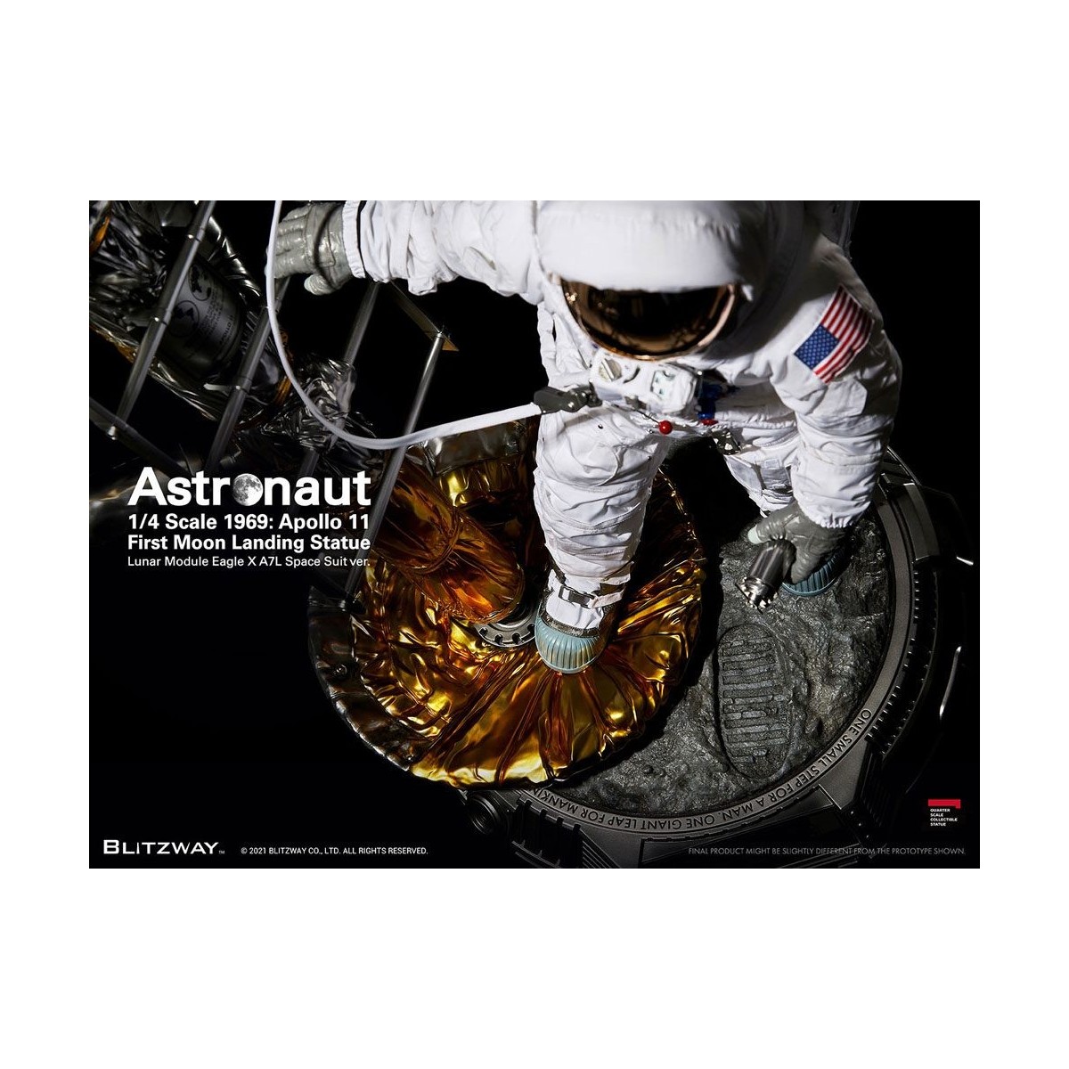 Blitzway - Astronaut Apollo 11: LM-5 A7L ver. 1/4 - Hybrid Superb Scale