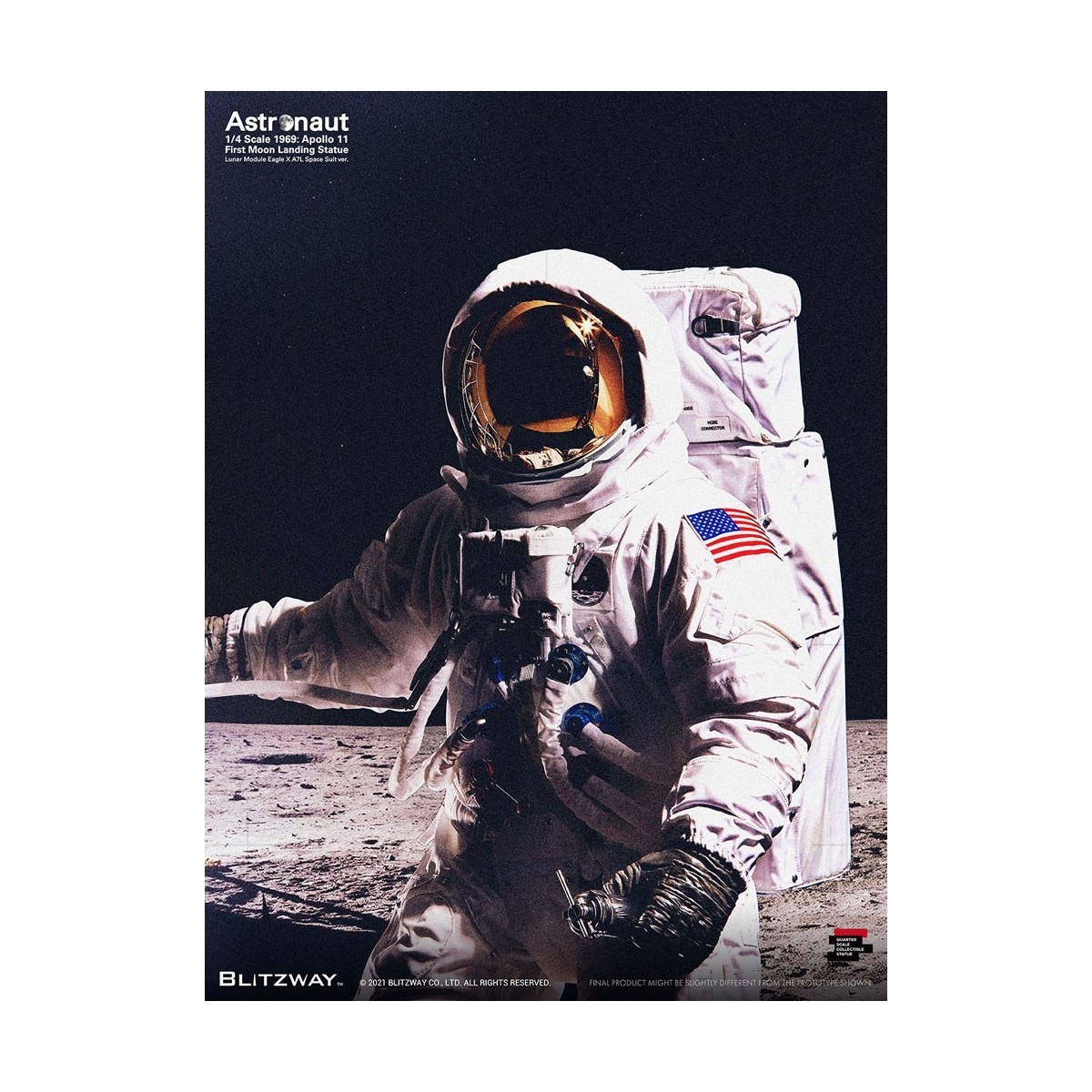 Blitzway - Astronaut Apollo 11: LM-5 A7L ver. 1/4 - Hybrid Superb Scale