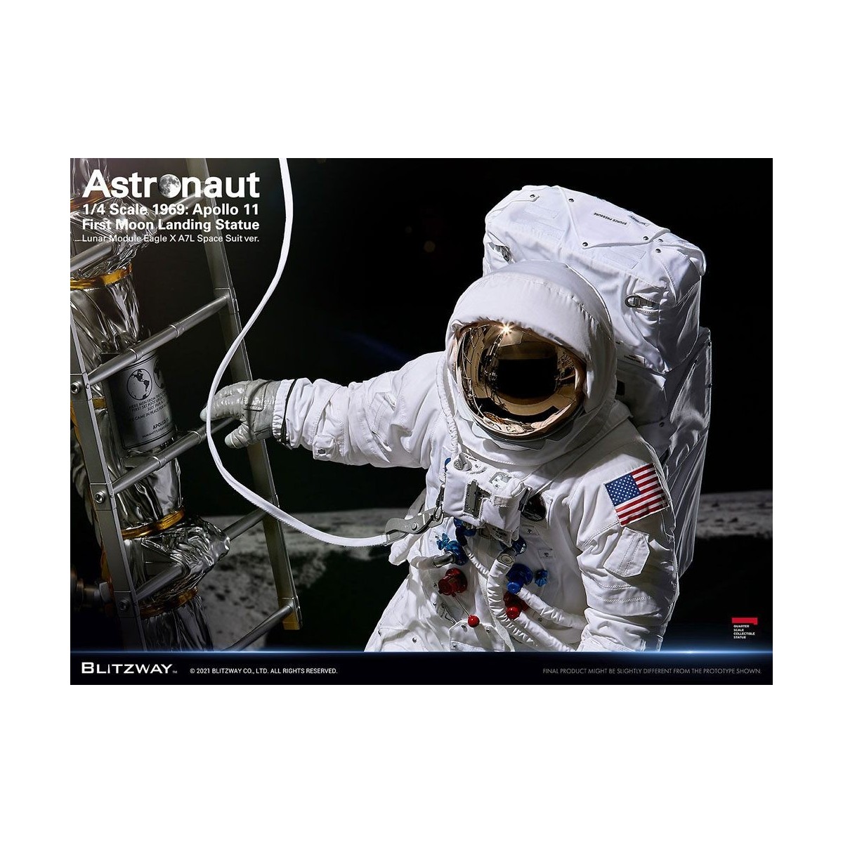 Blitzway - Astronaut Apollo 11: LM-5 A7L ver. 1/4 - Hybrid Superb Scale