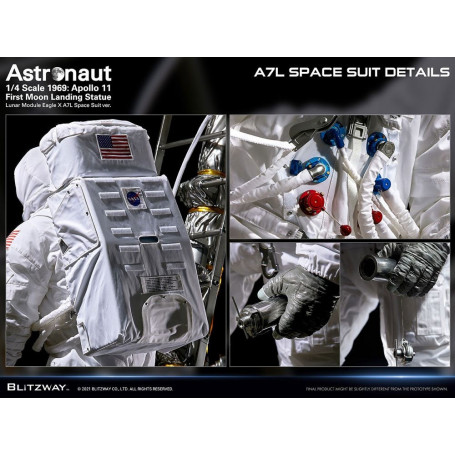 Blitzway - Astronaut Apollo 11: LM-5 A7L ver. 1/4 - Hybrid Superb Scale