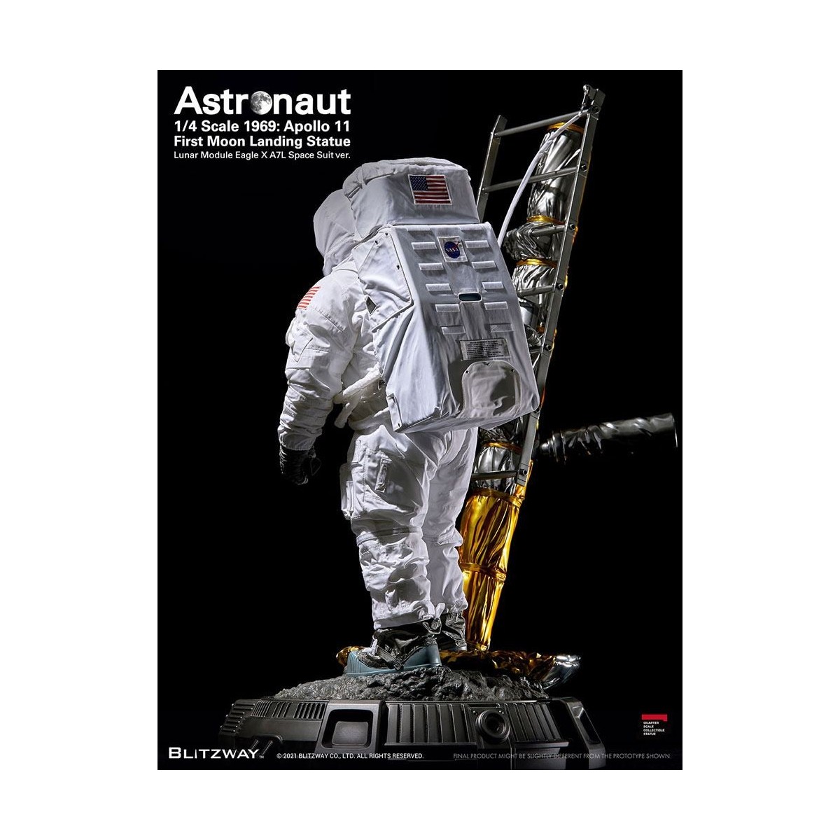 Blitzway - Astronaut Apollo 11: LM-5 A7L ver. 1/4 - Hybrid Superb Scale