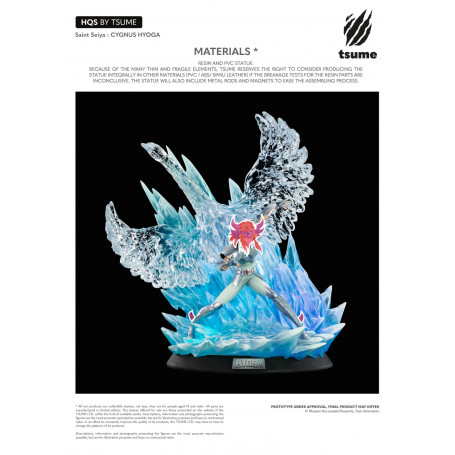 Tsume Statue HQS Saint Seiya - Schwan Hyoga - Cygnus Hyoga