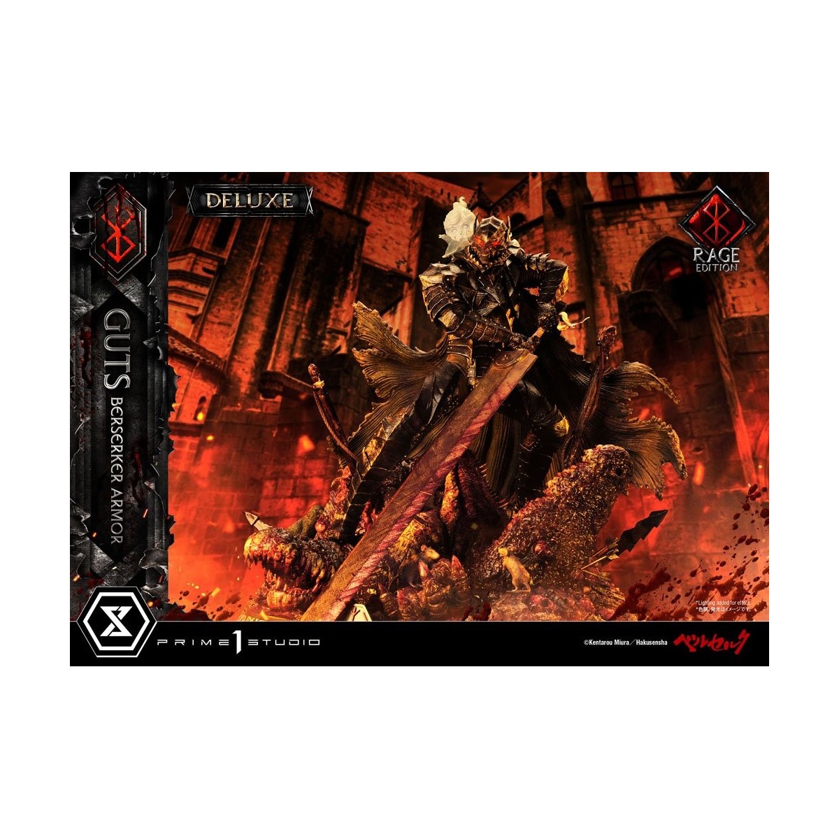 Prime 1 Studio Berserk - Guts Berserker Rüstung "Rage Edition" 1/4 - Deluxe Version
