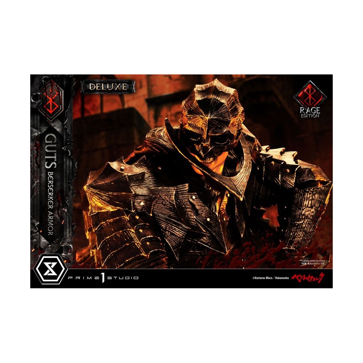 Prime 1 Studio Berserk - Guts Berserker Rüstung "Rage Edition" 1/4 - Deluxe Version