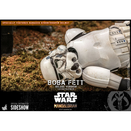 Hot Toys Star Wars The Mandalorian Boba Fett Deluxe Version 1/6 Movie Masterpiece