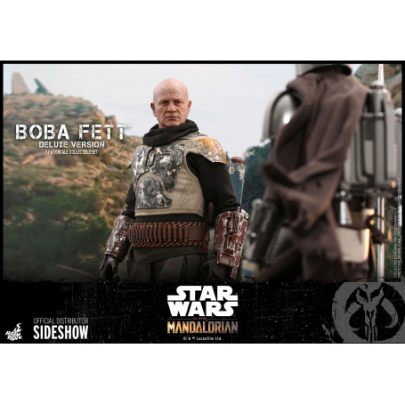 Hot Toys Star Wars The Mandalorian Boba Fett Deluxe Version 1/6 Movie Masterpiece