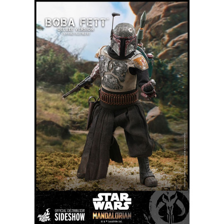 Hot Toys Star Wars The Mandalorian Boba Fett Deluxe Version 1/6 Movie Masterpiece