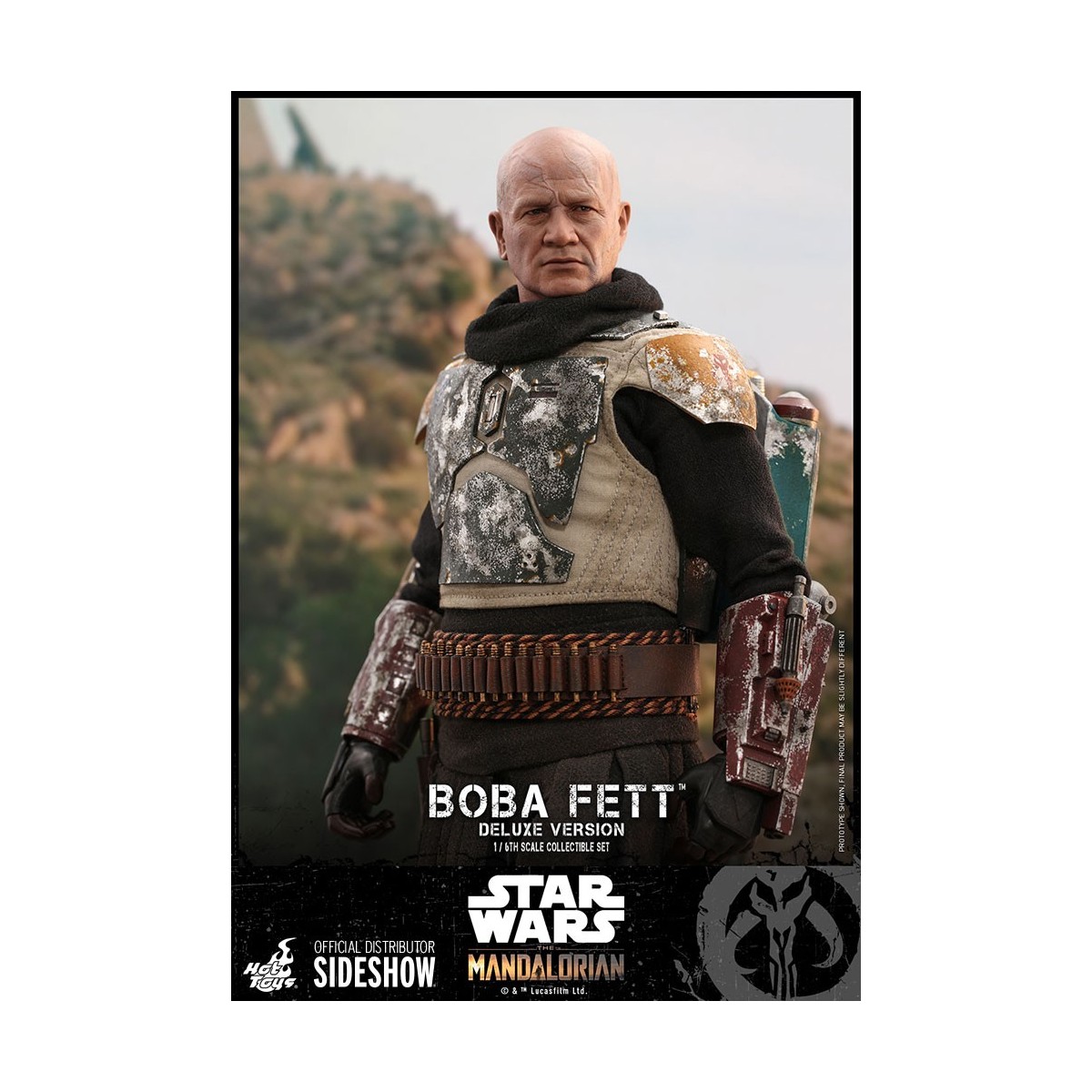 Hot Toys Star Wars The Mandalorian Boba Fett Deluxe Version 1/6 Movie Masterpiece
